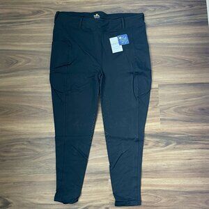 Kastel Denmark - Full Seat Grip Riding Leggings/Breeches - Black - XL